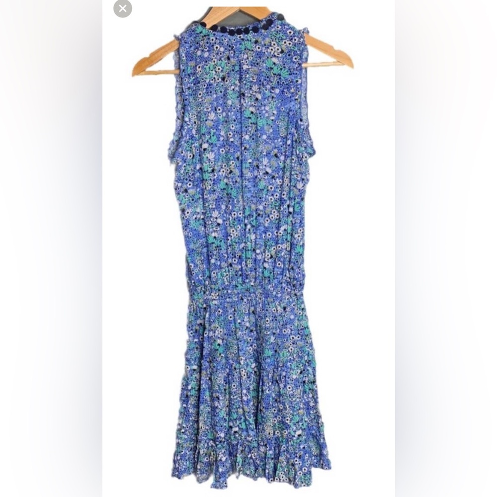 Poupette St Barth Clara Dress Blue Malva - Picture 6 of 7